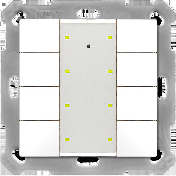 MDT technologies Taster Plus 55 8-fach, Reinweiß glä BE-TA55P8.G2